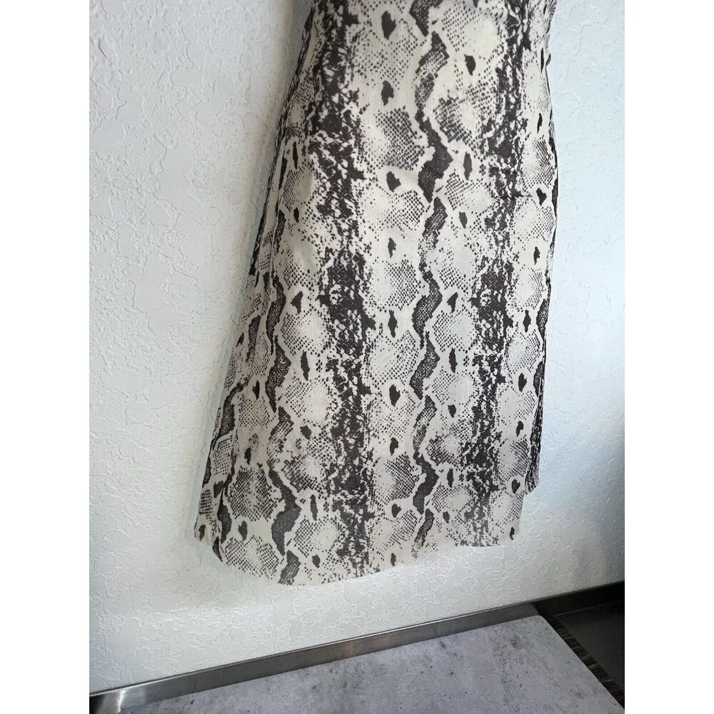 Stockholm Atelier & Other Stories Snake print sheer mesh dress sz US 2 - Picture 4 of 12